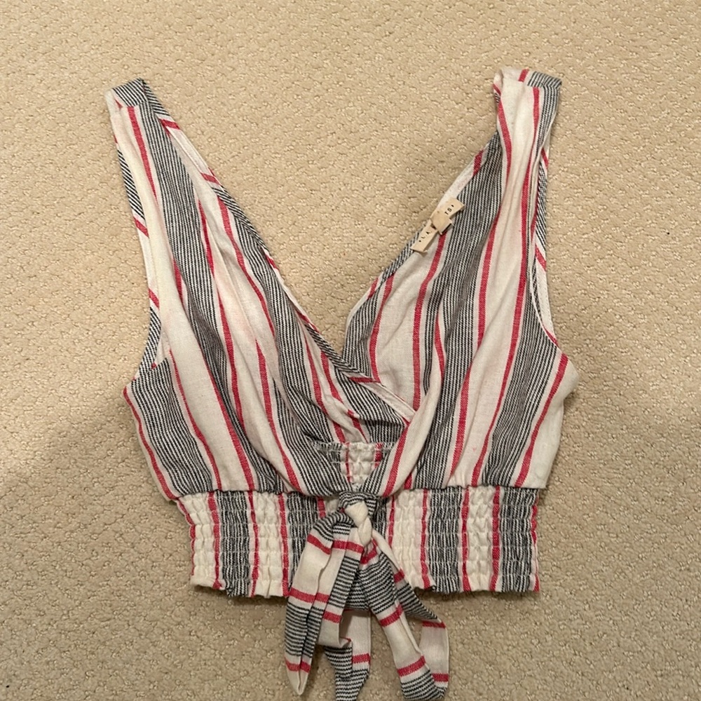 PacSun v-neck striped tank